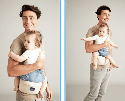Carry Your Baby in Style and Comfort with Our Multifunctional Baby Waist Stool Carrier! - The Little Big Store