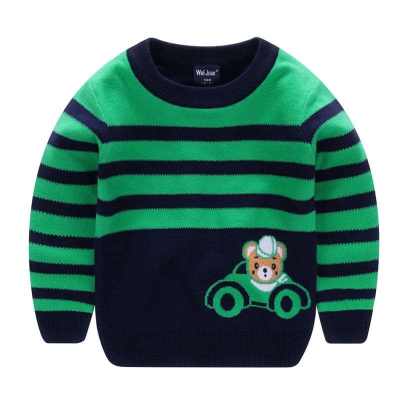 Cartoon Cozy Craze: Whimsical Warmth Sweater for Kids - Adorable Children's Knitwear! - The Little Big Store