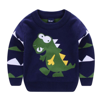 Cartoon Cozy Craze: Whimsical Warmth Sweater for Kids - Adorable Children's Knitwear! - The Little Big Store