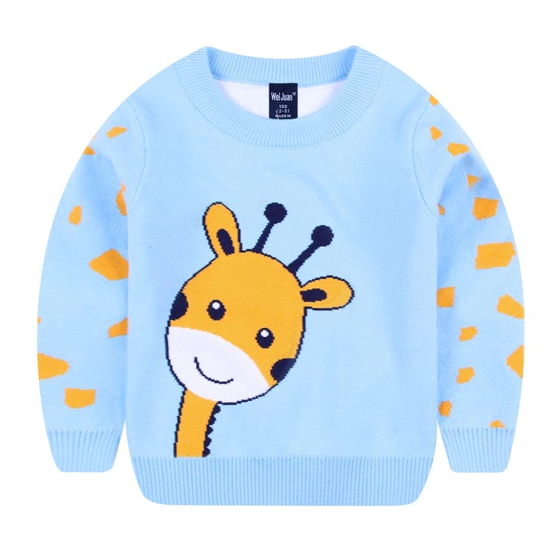 Cartoon Cozy Craze: Whimsical Warmth Sweater for Kids - Adorable Children's Knitwear! - The Little Big Store