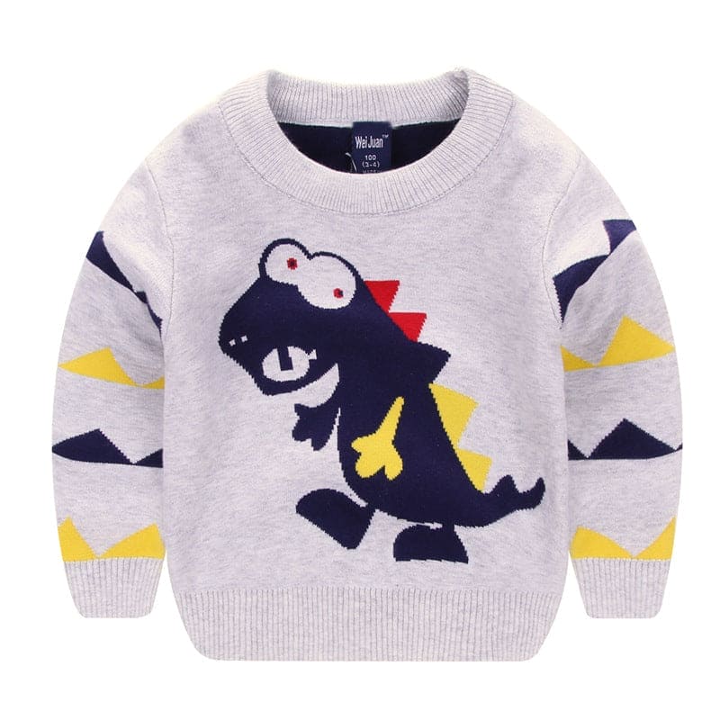 Cartoon Cozy Craze: Whimsical Warmth Sweater for Kids - Adorable Children's Knitwear! - The Little Big Store