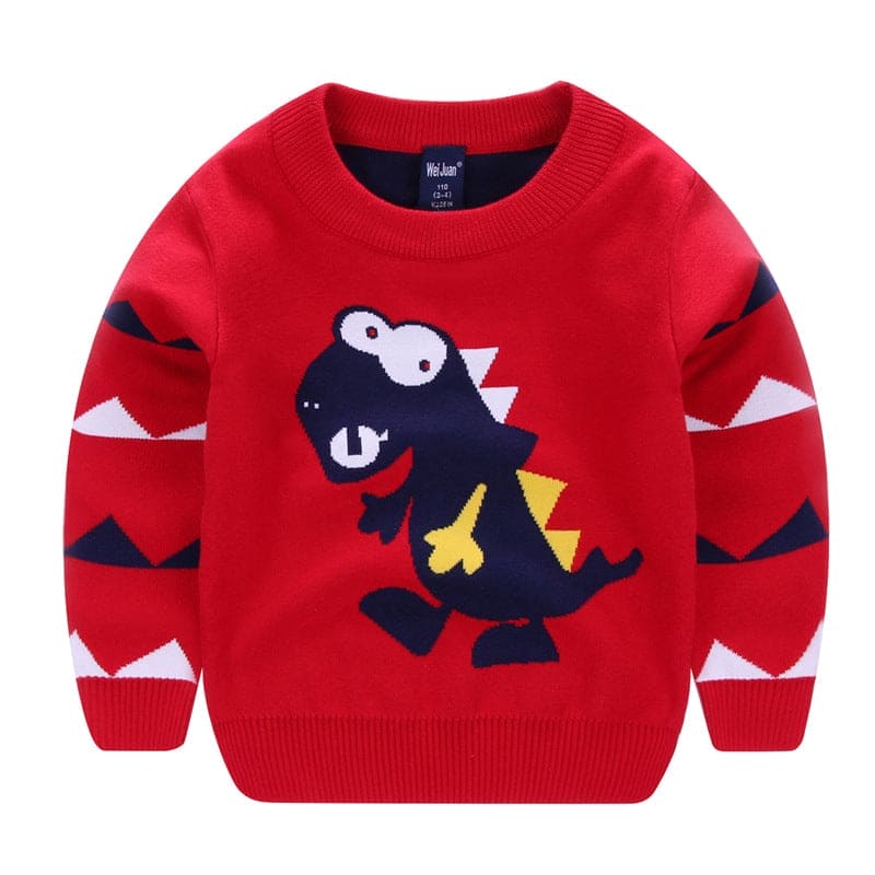 Cartoon Cozy Craze: Whimsical Warmth Sweater for Kids - Adorable Children's Knitwear! - The Little Big Store
