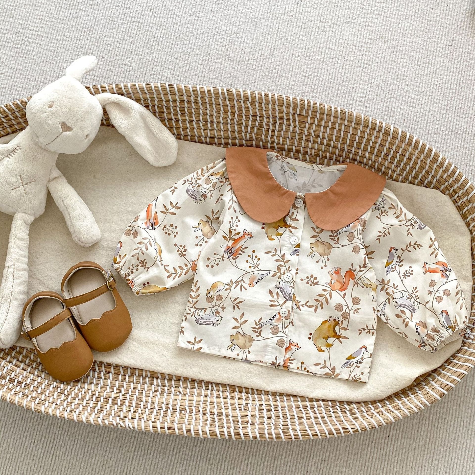 Cartoon Graphic Autumn Romper Clothes Sets