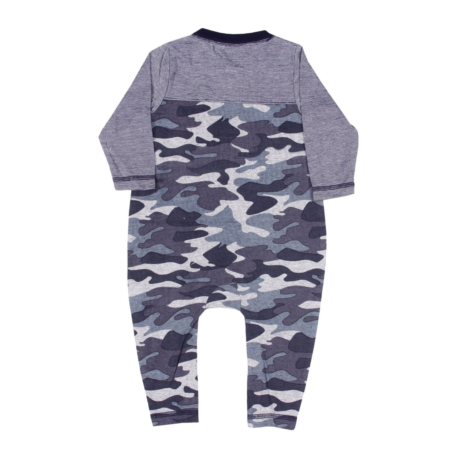 Channing Camouflage Henley Romper - The Little Big Store