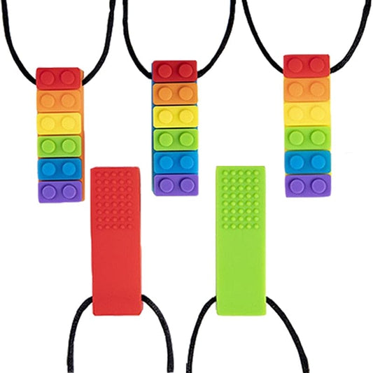 Chew, Soothe, Repeat: Our Sensory Chew Teether Toy Necklace for Kids - The Little Big Store
