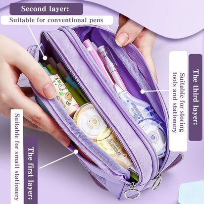 ChillZone Pencil Pouch: Stylish School Essential - The Little Big Store