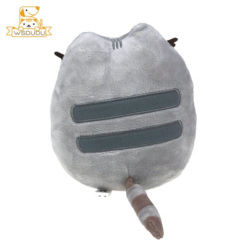 Chubby Cat Cutie: Plush Kitten Pillow and Cuddly Rainbow Toy