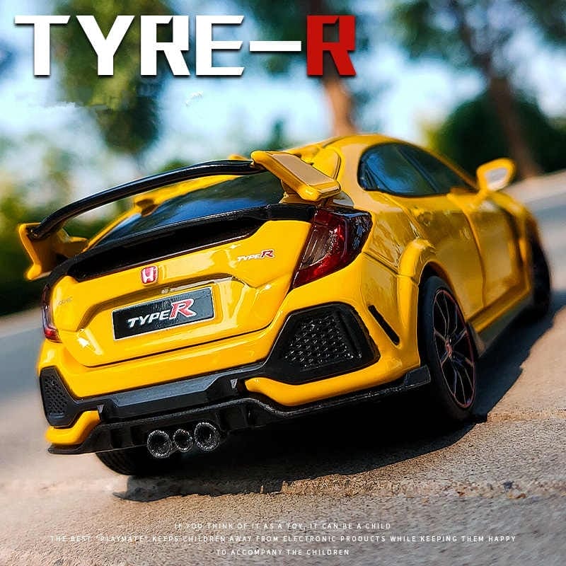 🚗🔥 Civic Thrills™: Honda Civic Type R FK8 Die-Cast Toy Car – Speed Mee ...