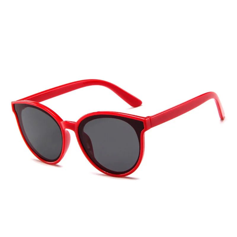 Colorful Concave: Vintage Round Sunglasses for Kids - The Little Big Store