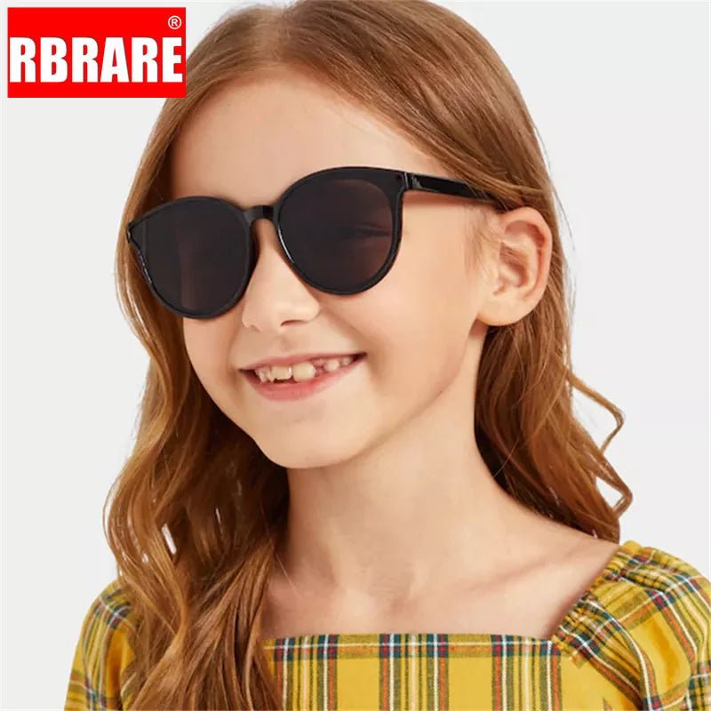 Colorful Concave: Vintage Round Sunglasses for Kids - The Little Big Store