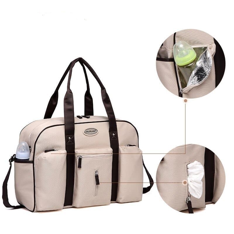 Colorland Large Capacity Baby Diaper Bag: The Ultimate Mommy Backpack - The Little Big Store