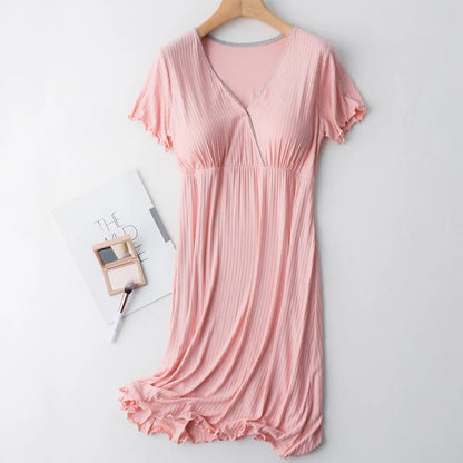 Comfort & Style: Modal Maternity Nightwear - The Little Big Store