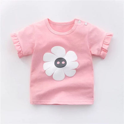 Cotton Candy Comfort: Kids' Essential Cotton T-Shirt for Everyday Play and Style! - The Little Big Store