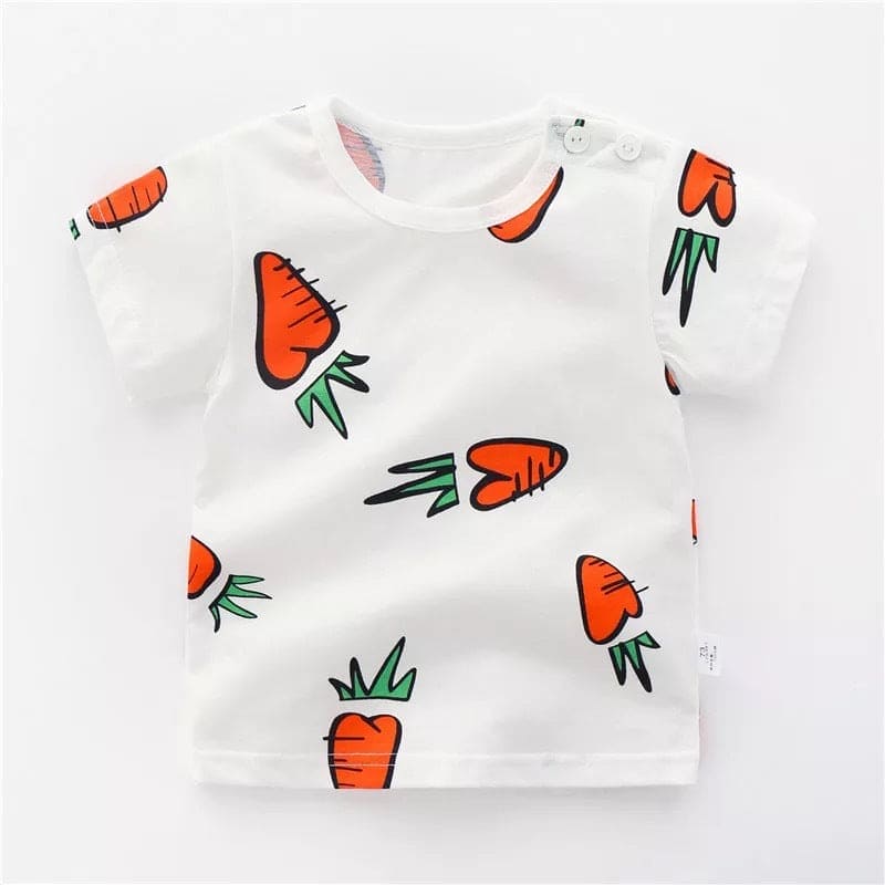 Cotton Candy Comfort: Kids' Essential Cotton T-Shirt for Everyday Play and Style! - The Little Big Store
