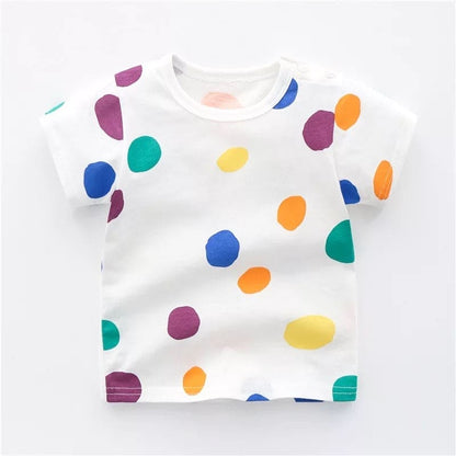 Cotton Candy Comfort: Kids' Essential Cotton T-Shirt for Everyday Play and Style! - The Little Big Store
