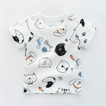 Cotton Candy Comfort: Kids' Essential Cotton T-Shirt for Everyday Play and Style! - The Little Big Store