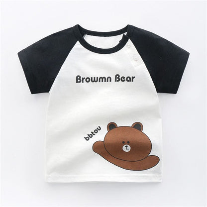 Cotton Candy Comfort: Kids' Essential Cotton T-Shirt for Everyday Play and Style! - The Little Big Store