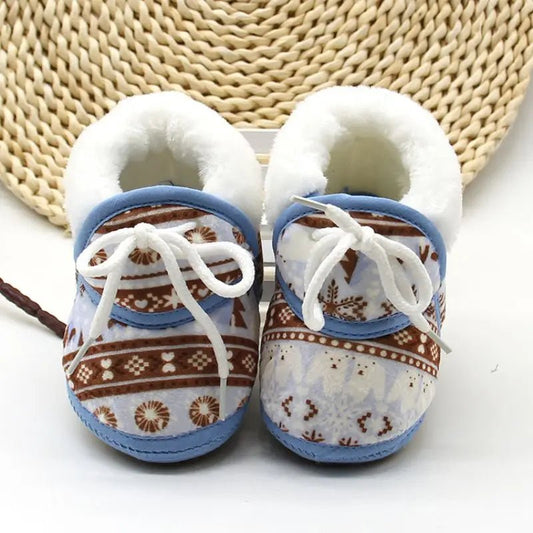 Cozy and Chic: Retro-Printed Baby Boots for Your Little Star! - The Little Big Store