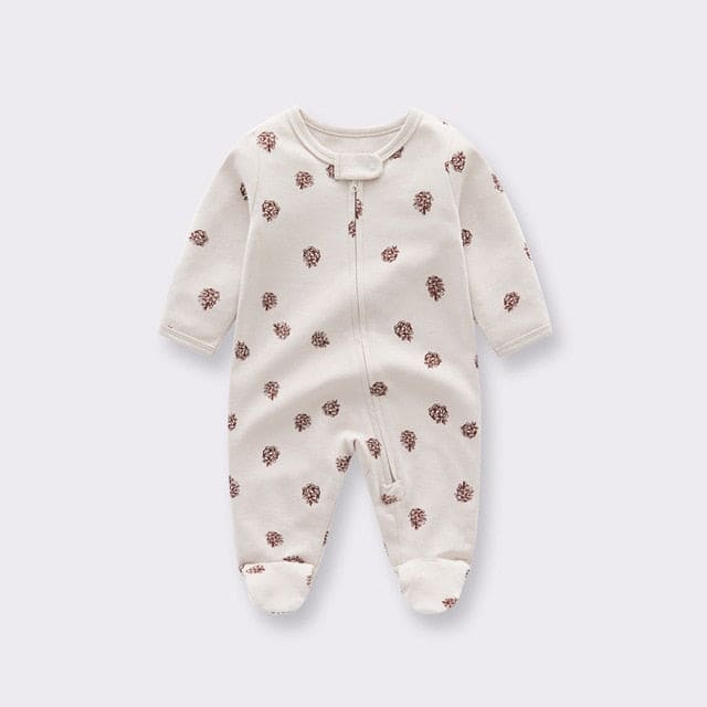 Cozy Dreams: Newborn Baby Knitted Footie Jumpsuit - The Little Big Store