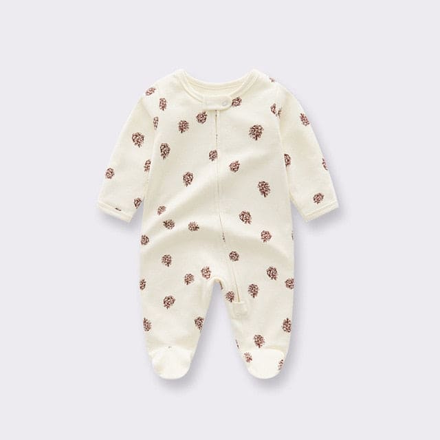 Cozy Dreams: Newborn Baby Knitted Footie Jumpsuit - The Little Big Store