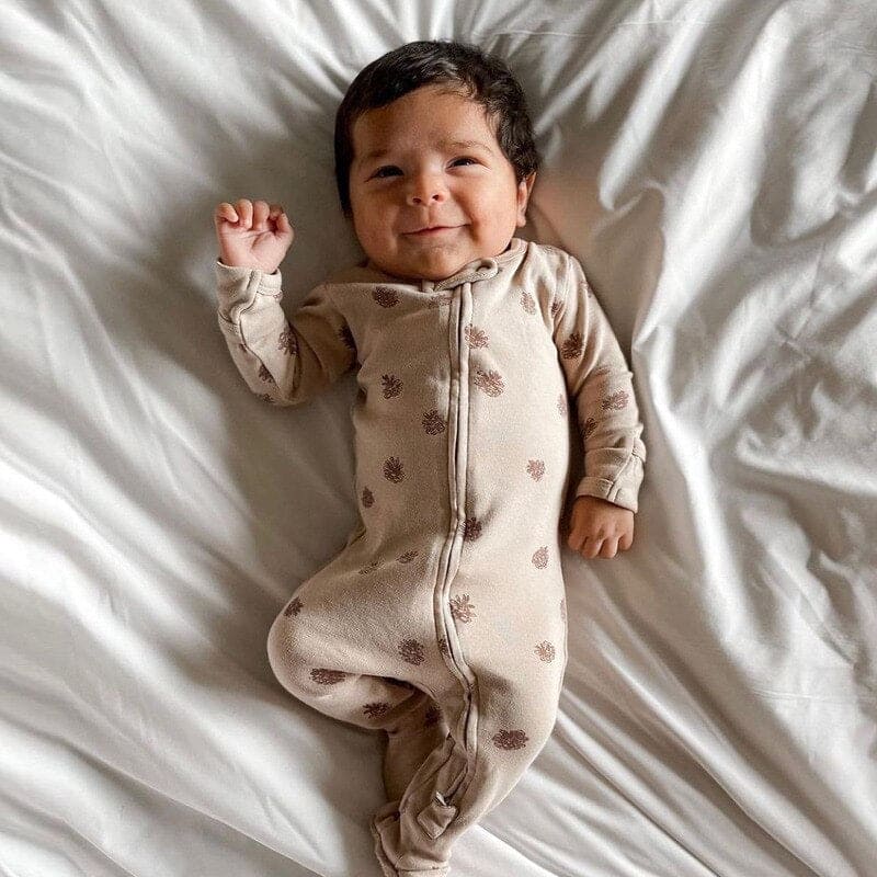 Cozy Dreams: Newborn Baby Knitted Footie Jumpsuit - The Little Big Store