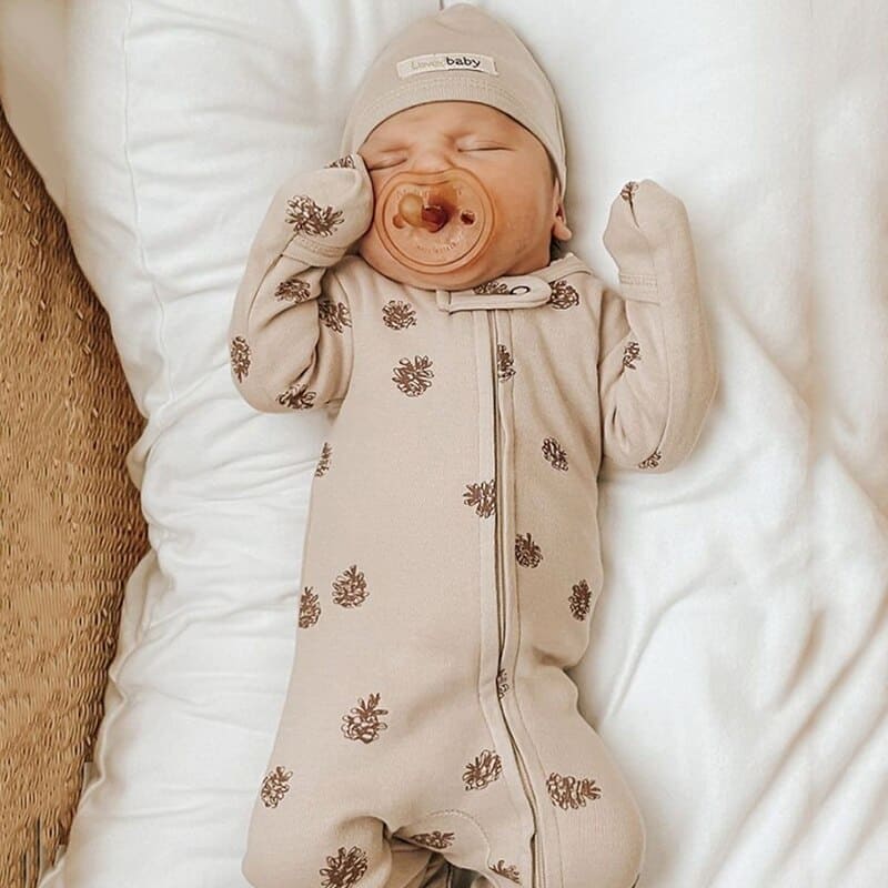 Cozy Dreams: Newborn Baby Knitted Footie Jumpsuit - The Little Big Store
