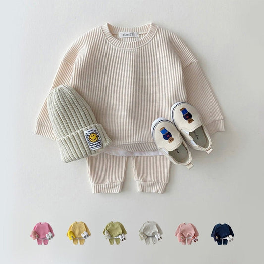 Cozy in Cotton: Baby Cotton Knitting Clothing Sets for Ultimate Comfort - The Little Big Store