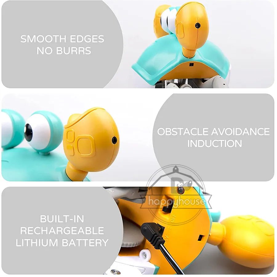 Crawl & Play™: Oceanic Adventures with Crawling Crab Baby Toys!