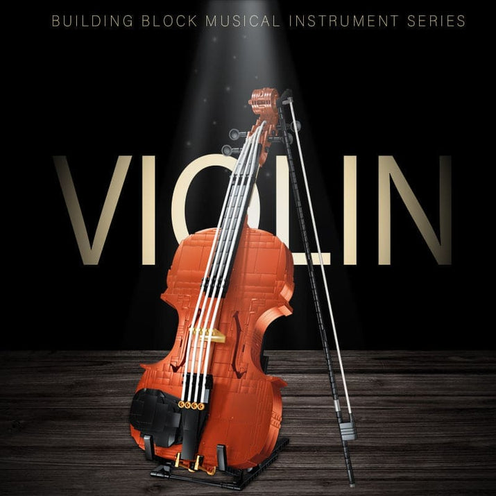 🎻 Create Musical Magic with our Violin Building Blocks Toy! - The Little Big Store