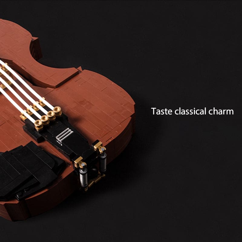 🎻 Create Musical Magic with our Violin Building Blocks Toy! - The Little Big Store