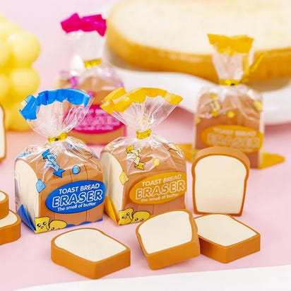 ToastyErase™ - Creative Cute Toast Bread Eraser - The Little Big Store