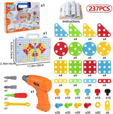 237-piece STEM building set contents and case dimensions