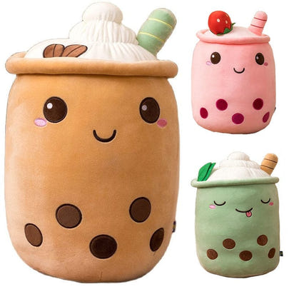 Cuddle Sip™: Adorable Boba Milk Tea Plushie for Huggable Happiness! - The Little Big Store