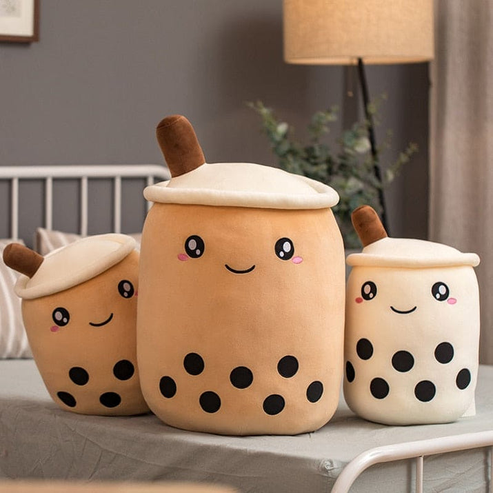 Cuddle Sip™: Adorable Boba Milk Tea Plushie for Huggable Happiness! - The Little Big Store