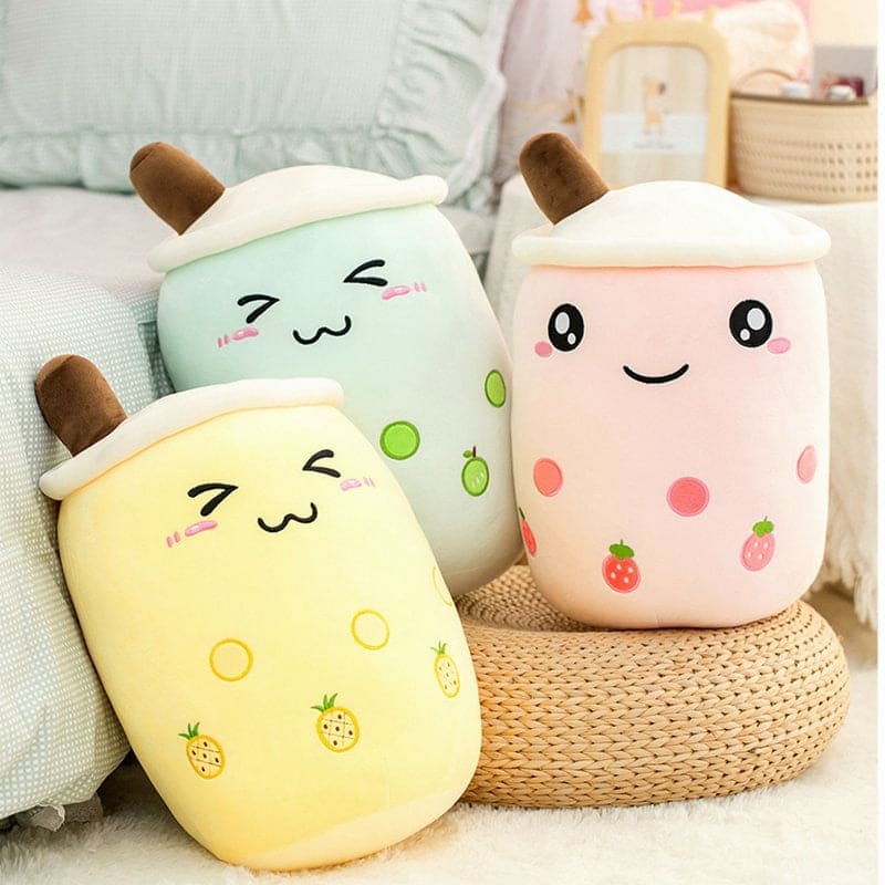 Cuddle Sip™: Adorable Boba Milk Tea Plushie for Huggable Happiness! - The Little Big Store