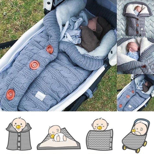 Cuddly Comfort: Winter Warmth for Your Newborn in our Cozy Sleeping Bag! - The Little Big Store