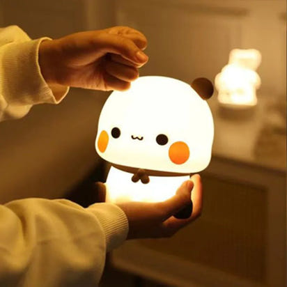 Cute and Cozy: Kawaii Panda Bubu and Dudu LED Night Light – Bring a Whimsical Glow to Your Space! 🐼🌙✨ - The Little Big Store