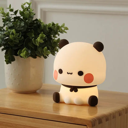 Cute and Cozy: Kawaii Panda Bubu and Dudu LED Night Light – Bring a Whimsical Glow to Your Space! 🐼🌙✨ - The Little Big Store