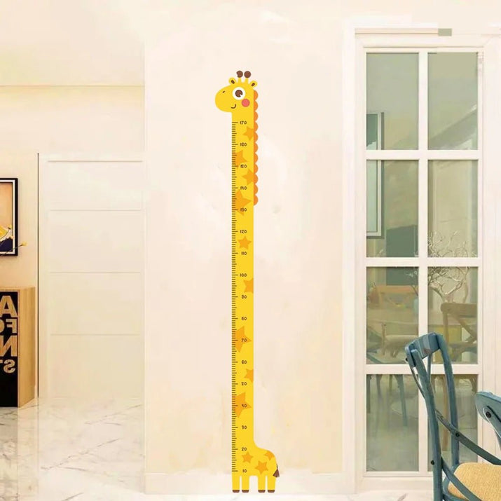 Magical Growth Chart Stickers – Unicorn, Dinosaur & Giraffe Wall Ruler for Kids Room & Kindergarten Decor - The Little Big Store