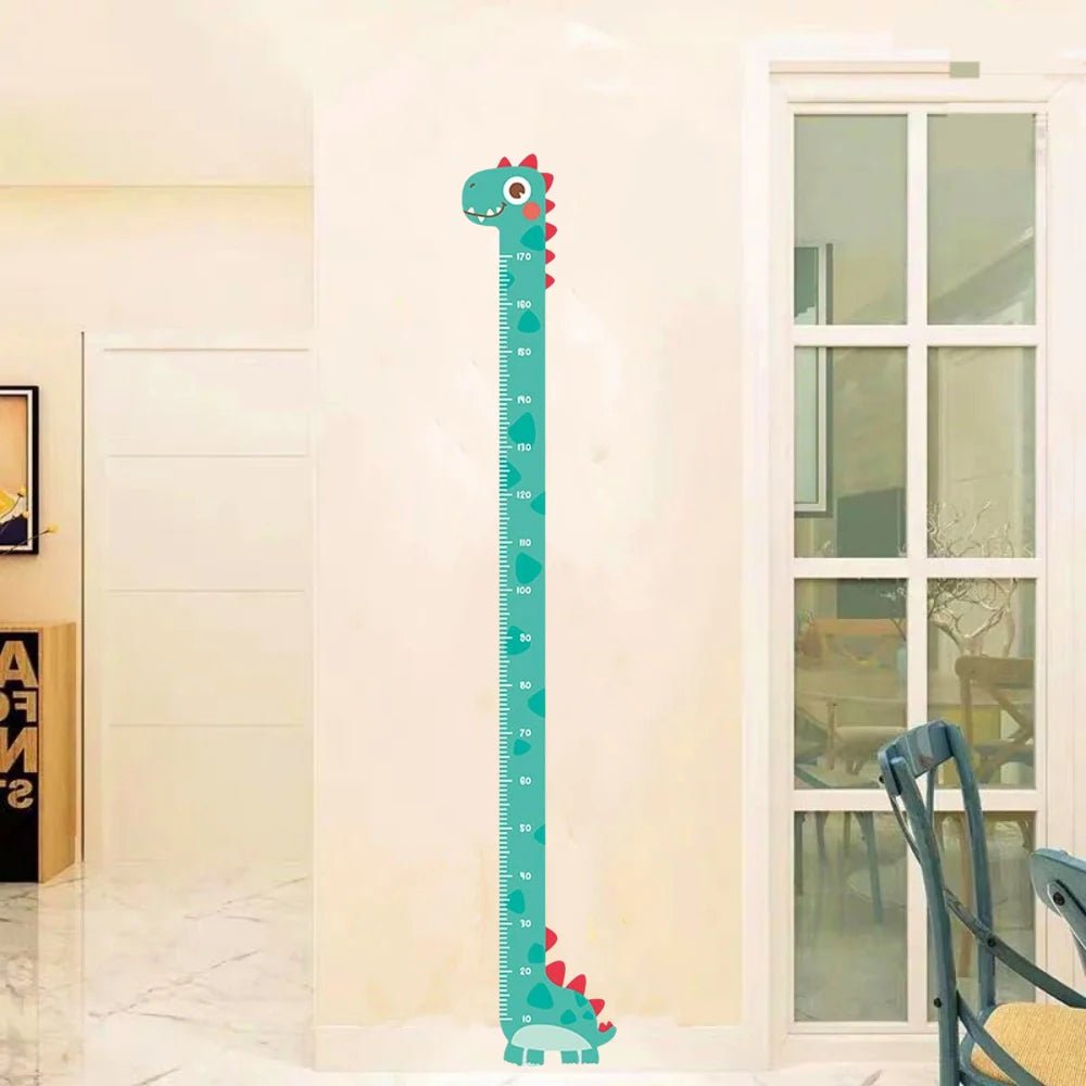 Magical Growth Chart Stickers – Unicorn, Dinosaur & Giraffe Wall Ruler for Kids Room & Kindergarten Decor - The Little Big Store