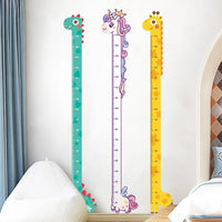 Magical Growth Chart Stickers – Unicorn, Dinosaur & Giraffe Wall Ruler for Kids Room & Kindergarten Decor - The Little Big Store