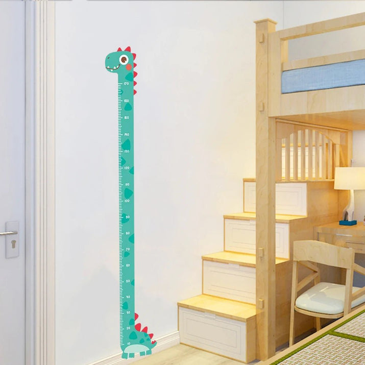 Magical Growth Chart Stickers – Unicorn, Dinosaur & Giraffe Wall Ruler for Kids Room & Kindergarten Decor - The Little Big Store