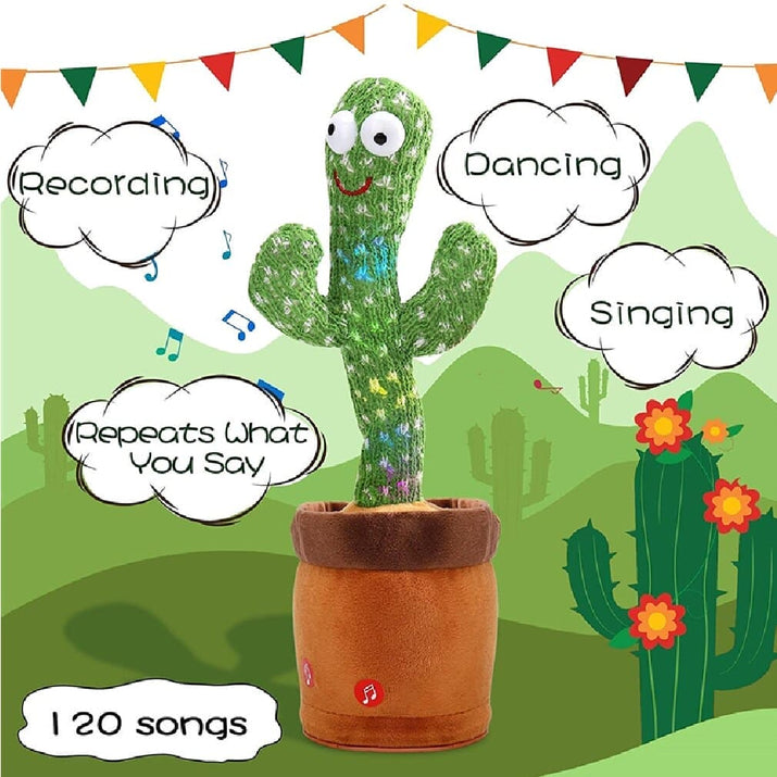🌵 Dancing and Talking Cactus Toy - The Little Big Store