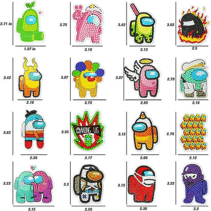 Dazzle with Diamonds: 5D Diamond Painting Stickers for Sparkling Creativity - The Little Big Store