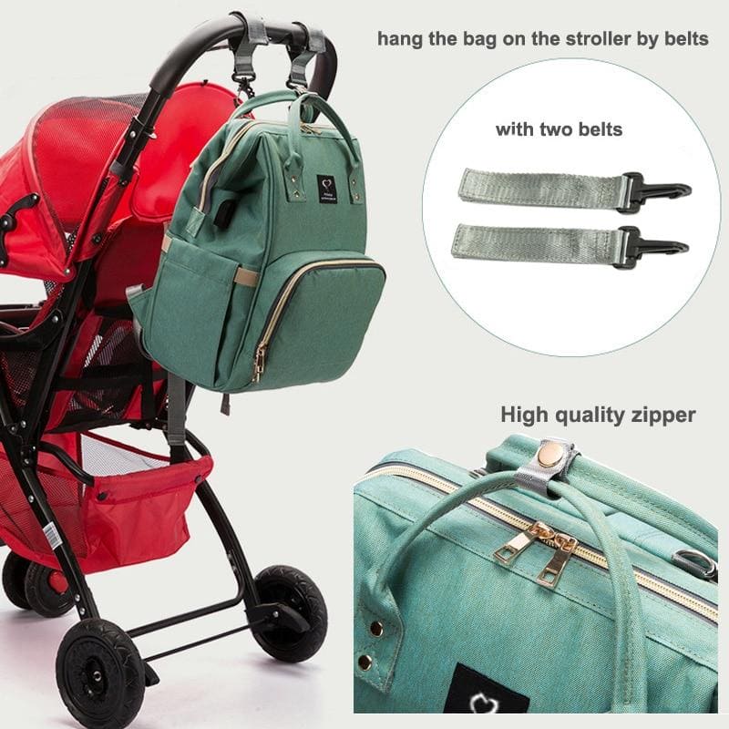 Diaper Bag Nappy Bag Waterproof Mom Maternity Travel Backpack Designer - The Little Big Store
