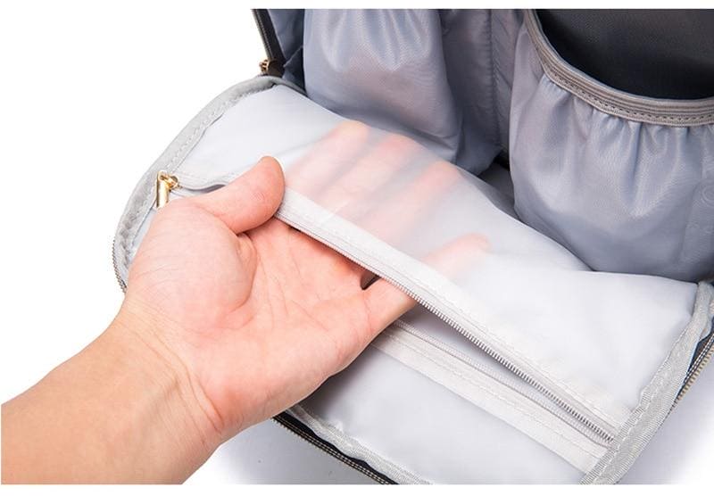 Diaper Bag USB Large Capacity Nappy Bag Waterproof Maternity Travel