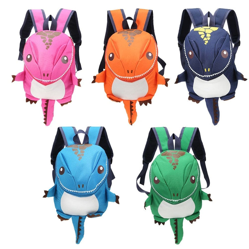 Dino Dreams™: 3D Dinosaur Animal Print Kids Backpack (RANDOM COLOR) – Roar into Adventure in Style!