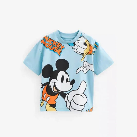 Disney Delight: Summer Sports T-Shirts for Boys - Cool & Casual Crewneck Tops - The Little Big Store