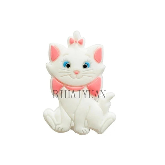 Disney Marie Cat Silicone Teether Beads Set: Whimsical Chewy Fun - The Little Big Store