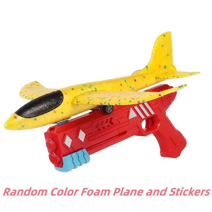SkyGlider: One-Click Foam Airplane Toy with Large Throwing Plane - Perfect Gift for Adventurous Kids! - The Little Big Store